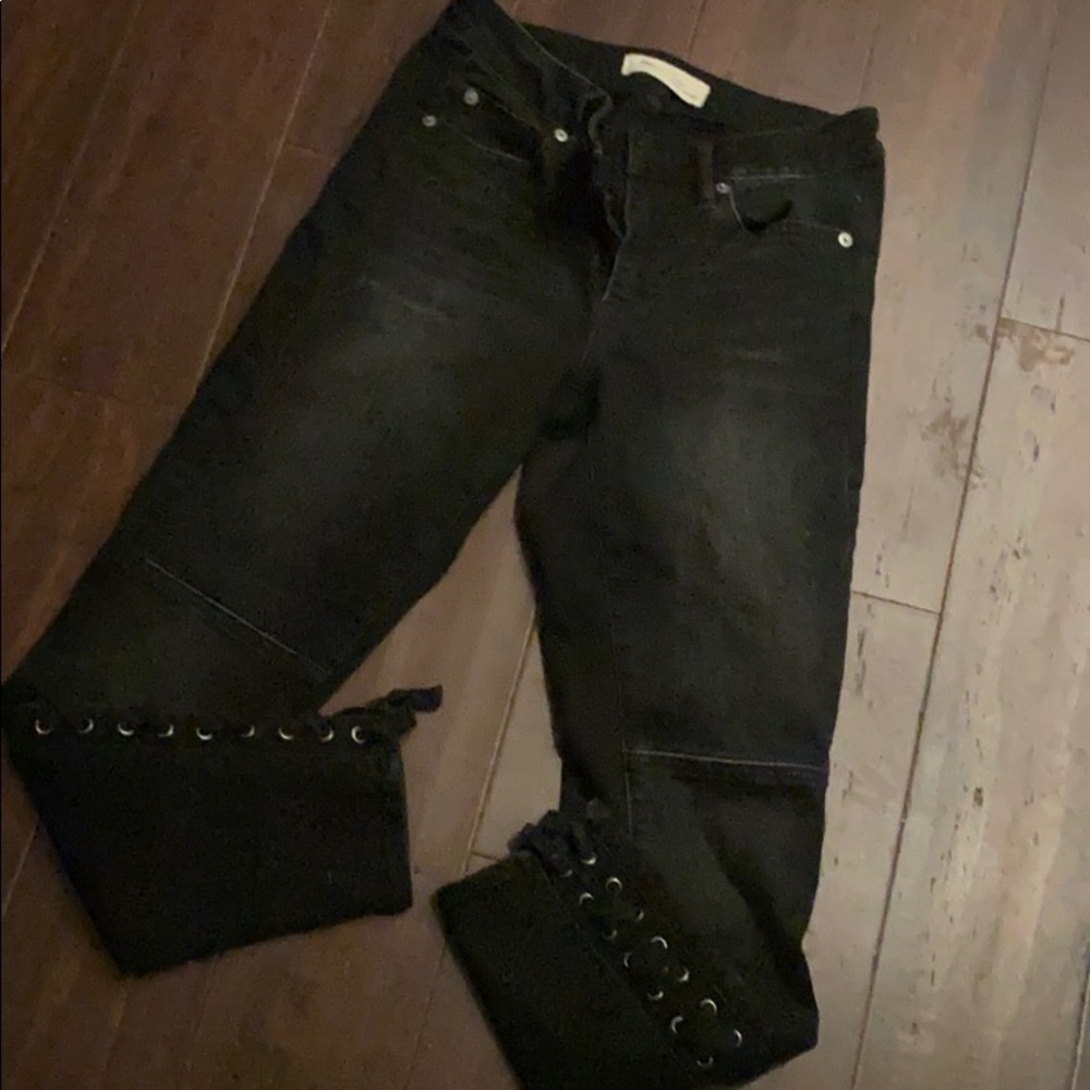 Gap 27 black jeans